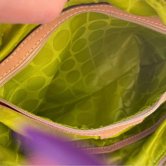 *VINTAGE* KATE SPADE Multicolor Abstract Polka Dot Hobo Purse Bag - Picture 11 of 15